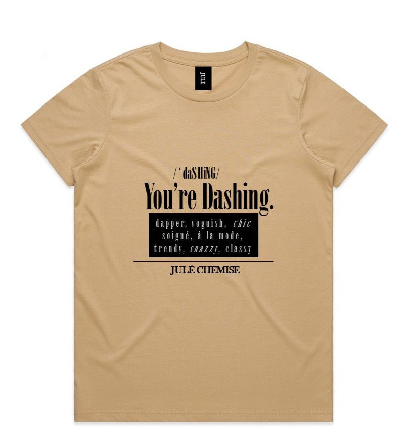 You're Dashing.